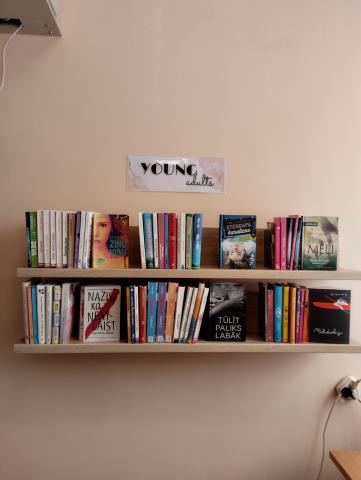 Young adults daiļliteratūras plaukts 